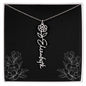 Custom - Birth Flower - Name Necklace