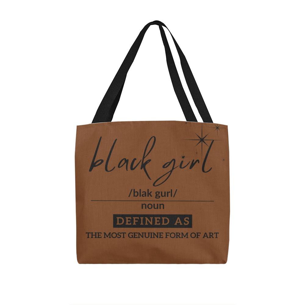 Black Girl Defined | Black History Month | Birthday Gift | Polyester Tote