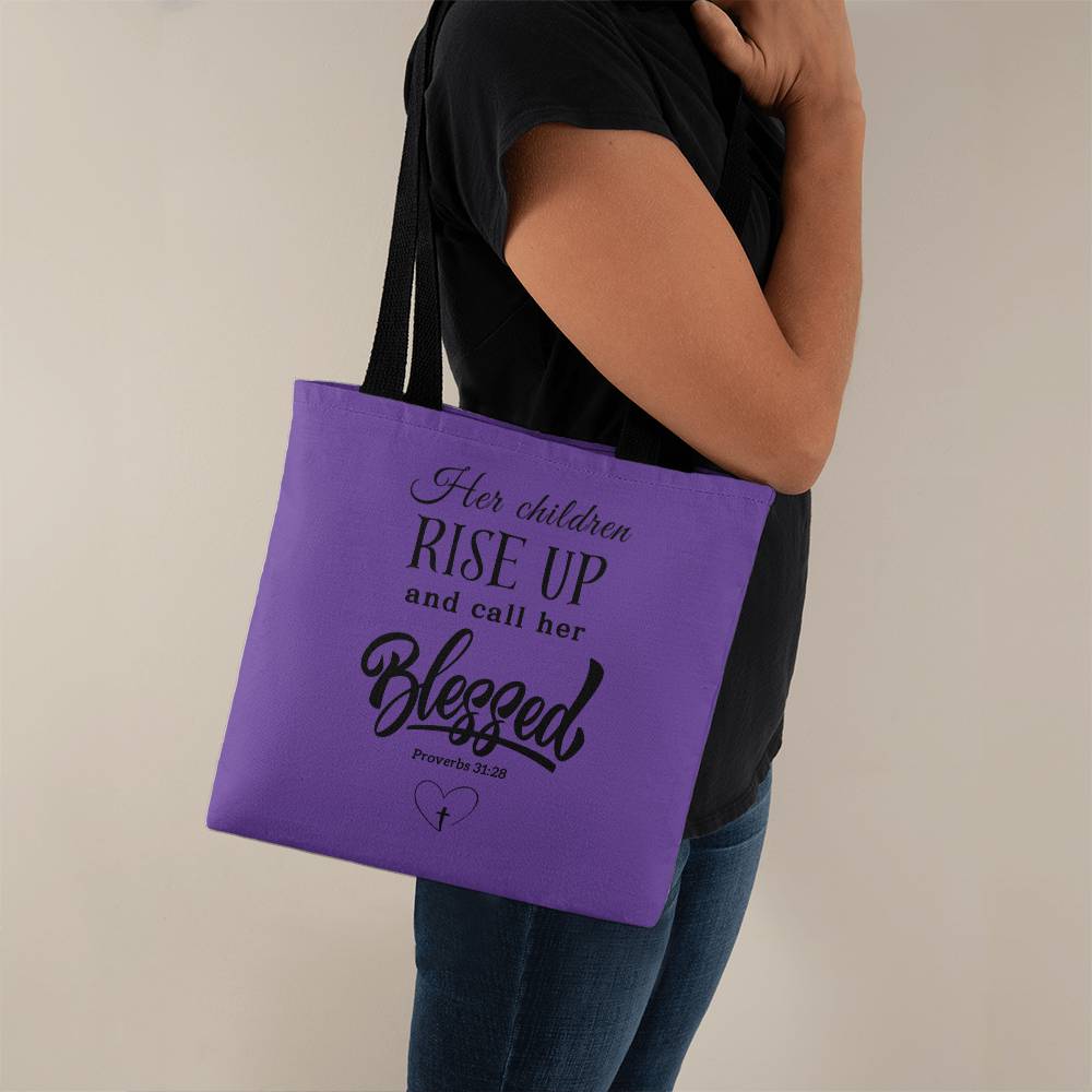 Her Children Call Her Blessed | Proverbs 31 | For Her | Canvas Tote