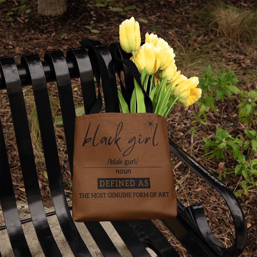 Black Girl Defined | Black History Month | Birthday Gift | Polyester Tote
