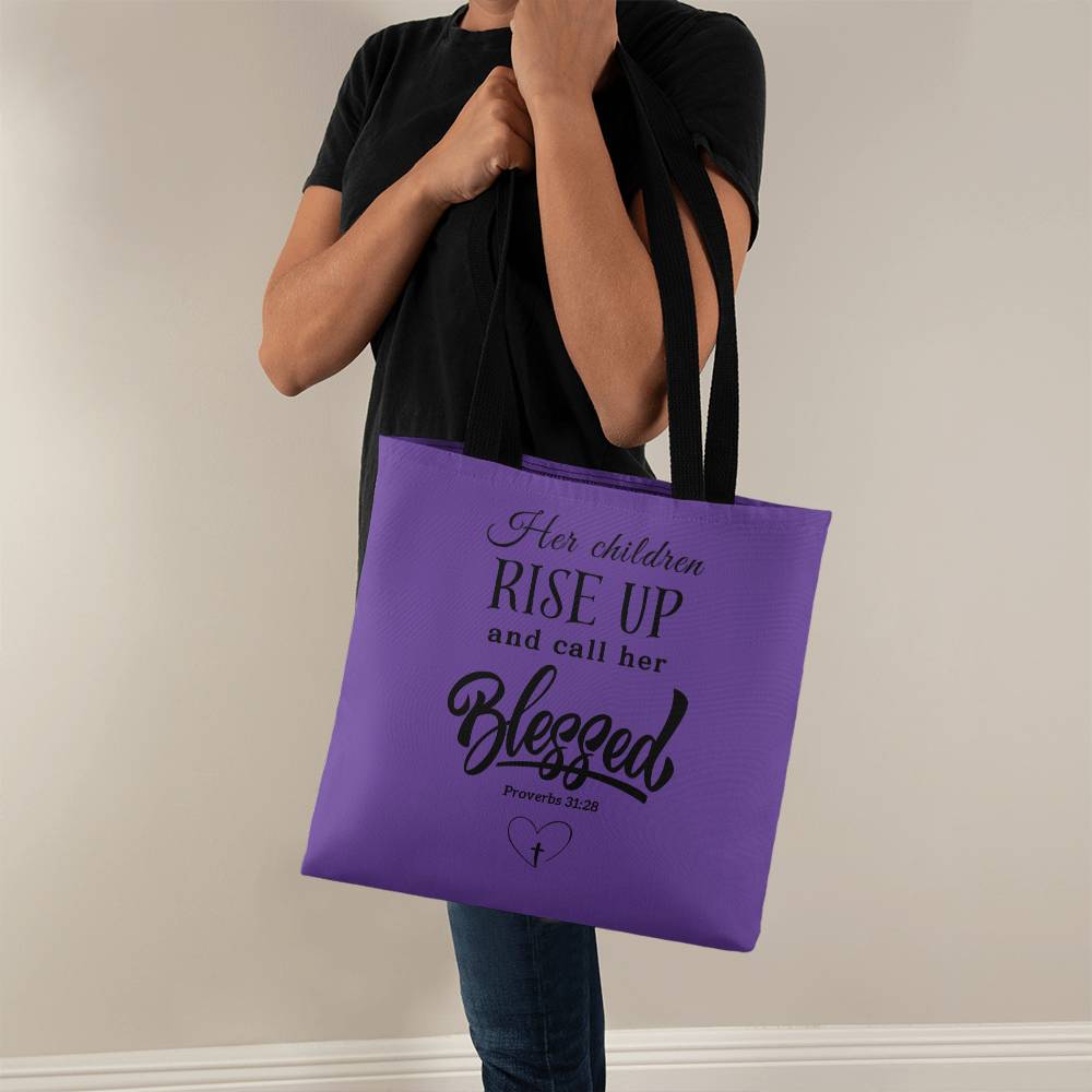 Her Children Call Her Blessed | Proverbs 31 | For Her | Canvas Tote