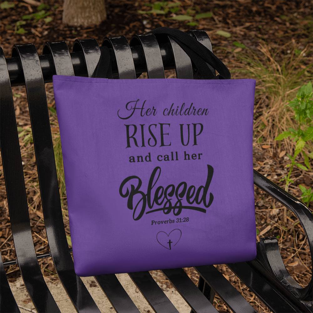 Her Children Call Her Blessed | Proverbs 31 | For Her | Canvas Tote