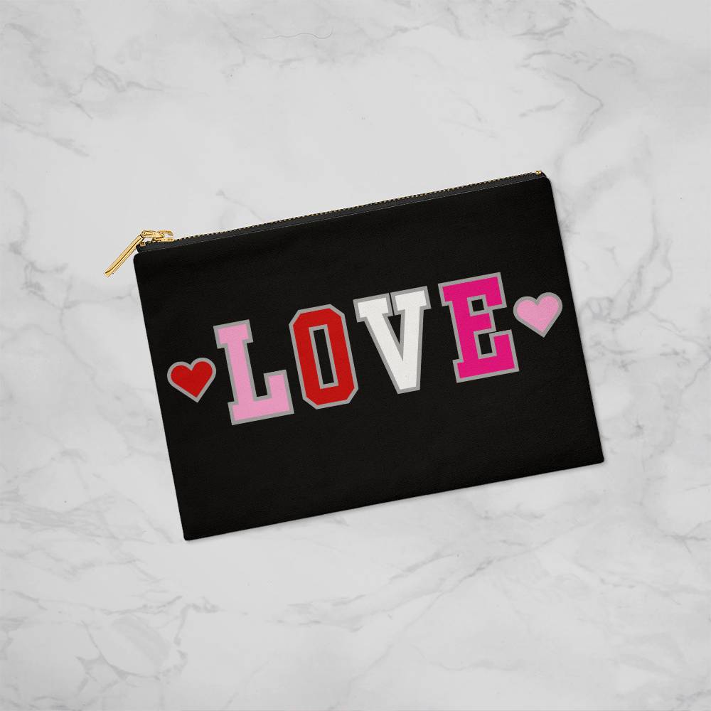 LOVE Zippered Pouch | Make-Up Bag | Carry-All Bag | Gifts For Her