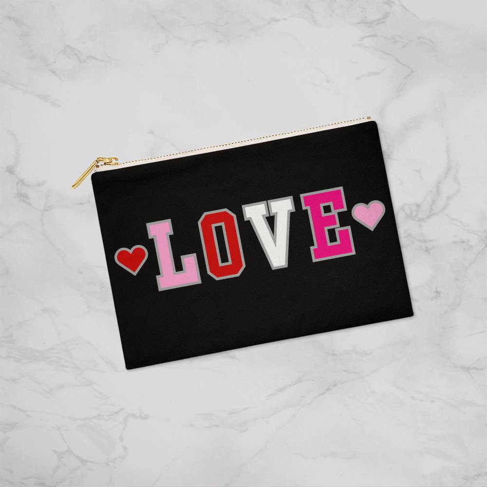 LOVE Zippered Pouch | Make-Up Bag | Carry-All Bag | Gifts For Her