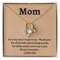Mom I Love You | Always Remember | Birthday | Mother's Day | Forever Love Necklace