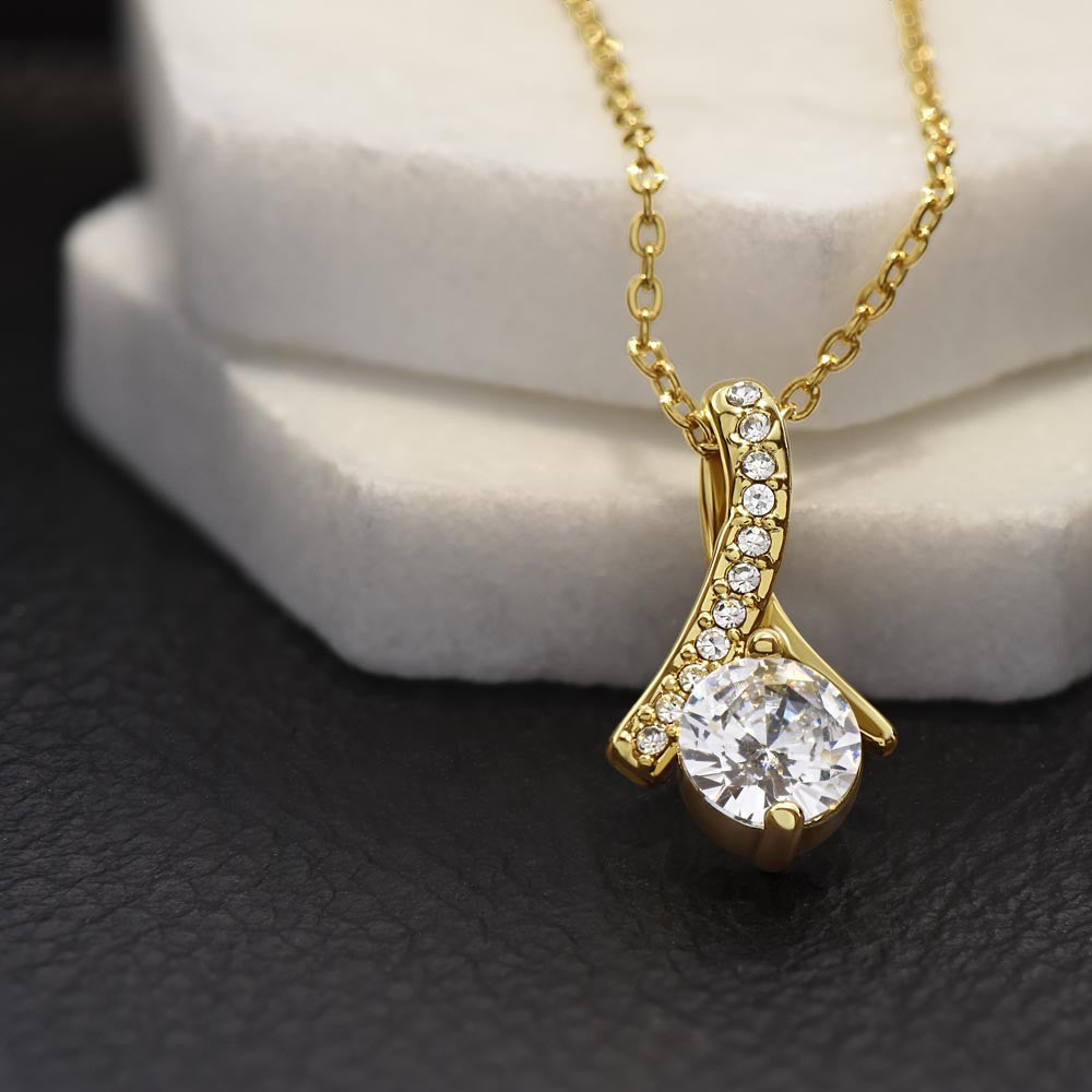 Personalized Thank You Mom | Alluring Beauty Pendant Necklace