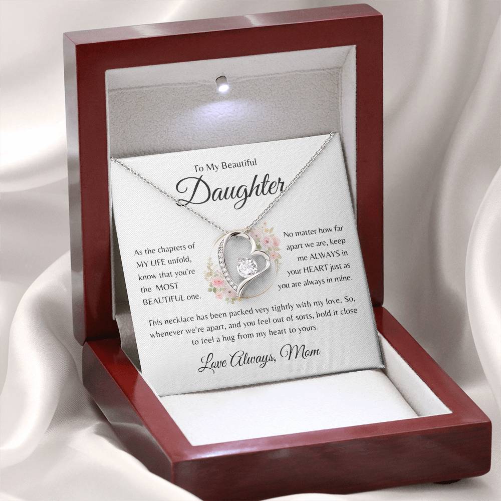 Most Beautiful Chapter| To My Daughter From Mom | Forever Love Necklace