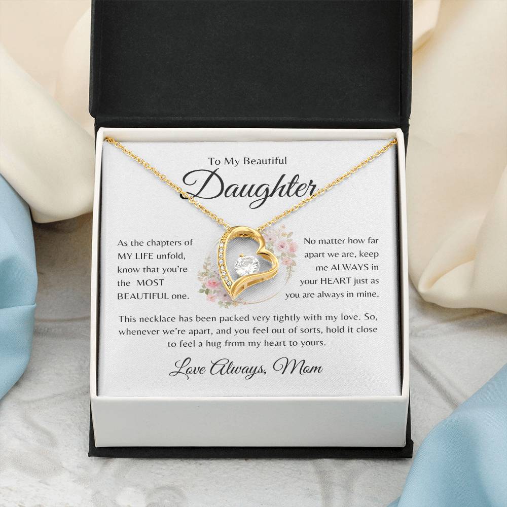 Most Beautiful Chapter| To My Daughter From Mom | Forever Love Necklace