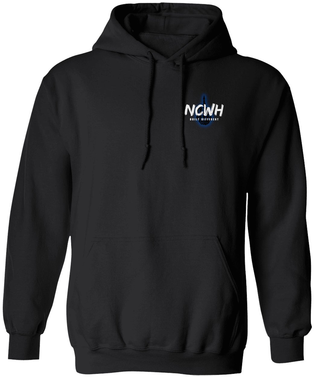 NCWH Built Different | Left Chest | Rude Humor Hoodie