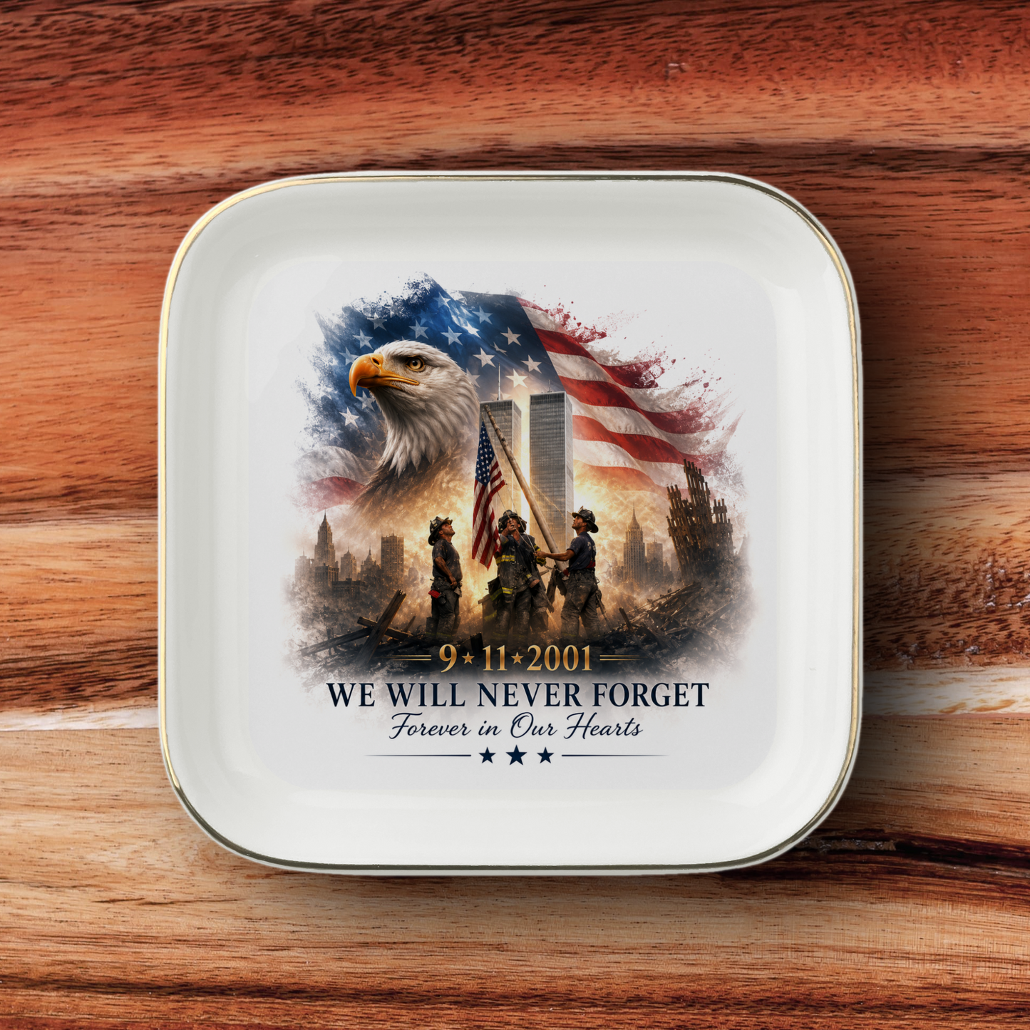 We Will Never Forget | Jewelry Dish