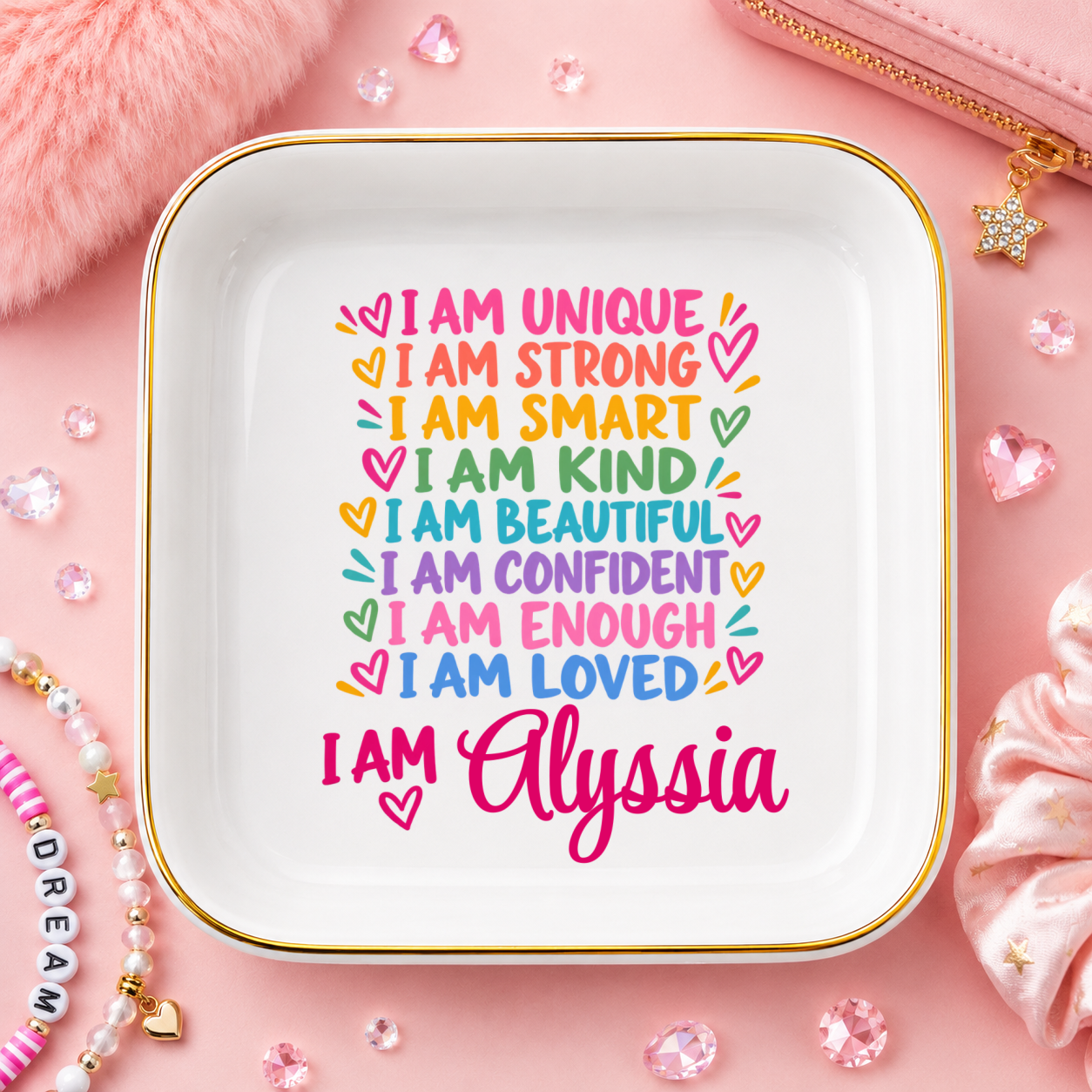 You Are More Than Enough | Personalized | Jewelry Dish