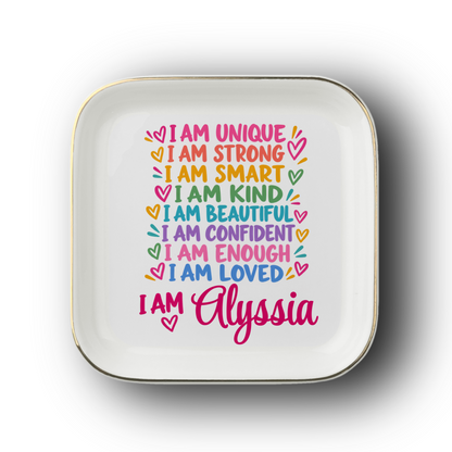 You Are More Than Enough | Personalized | Jewelry Dish