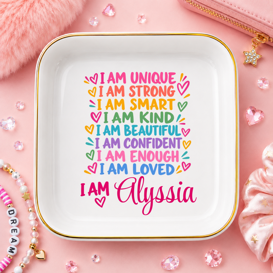 You Are More Than Enough | Personalized | Jewelry Dish