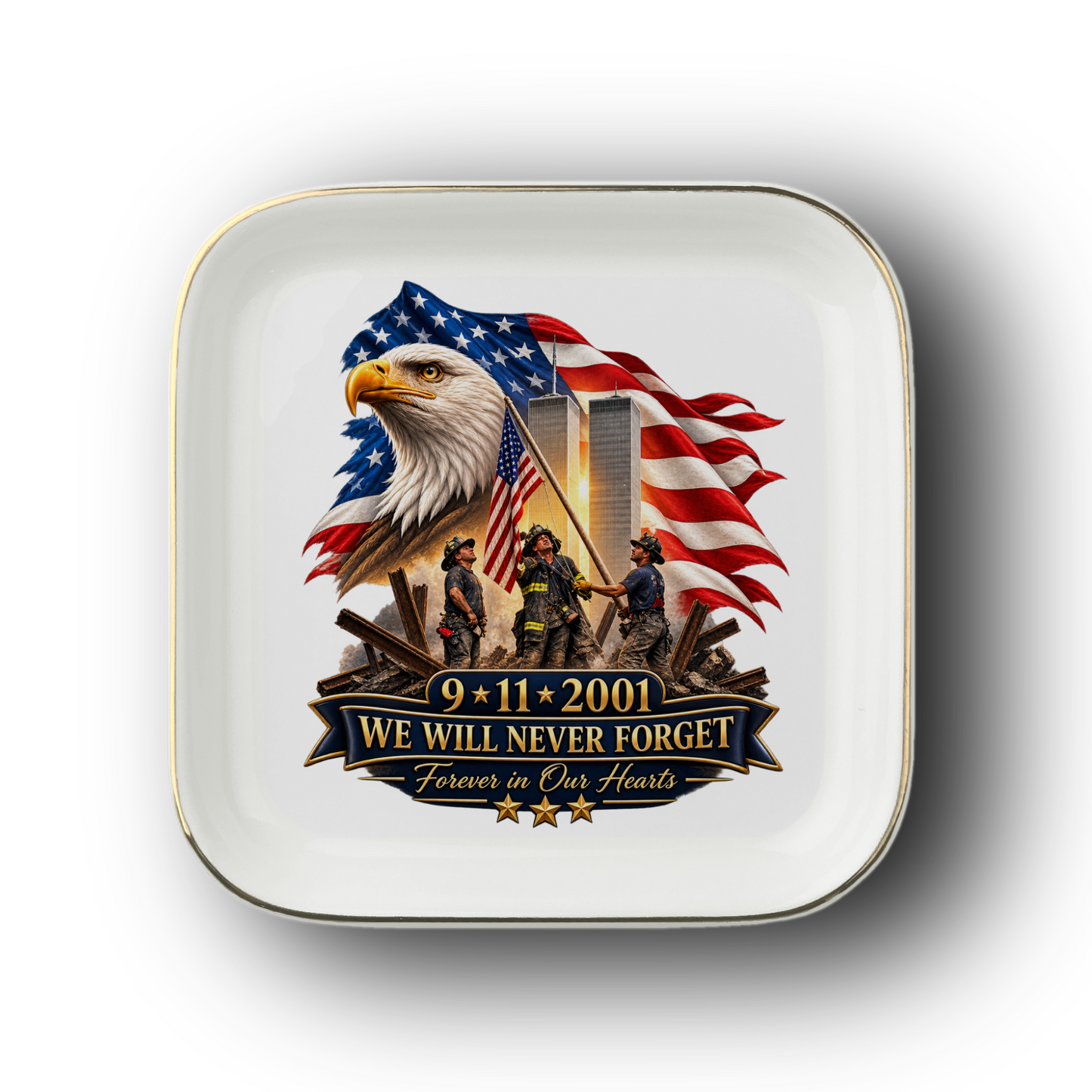 We Will Never Forget | Jewelry Dish