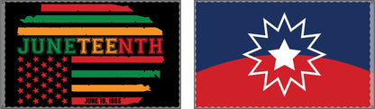 Juneteenth Double Sided Flag - Celebrate Freedom, Flag Decor for Black History Month, Outdoor Banner, Home Decoration, Juneteenth Party