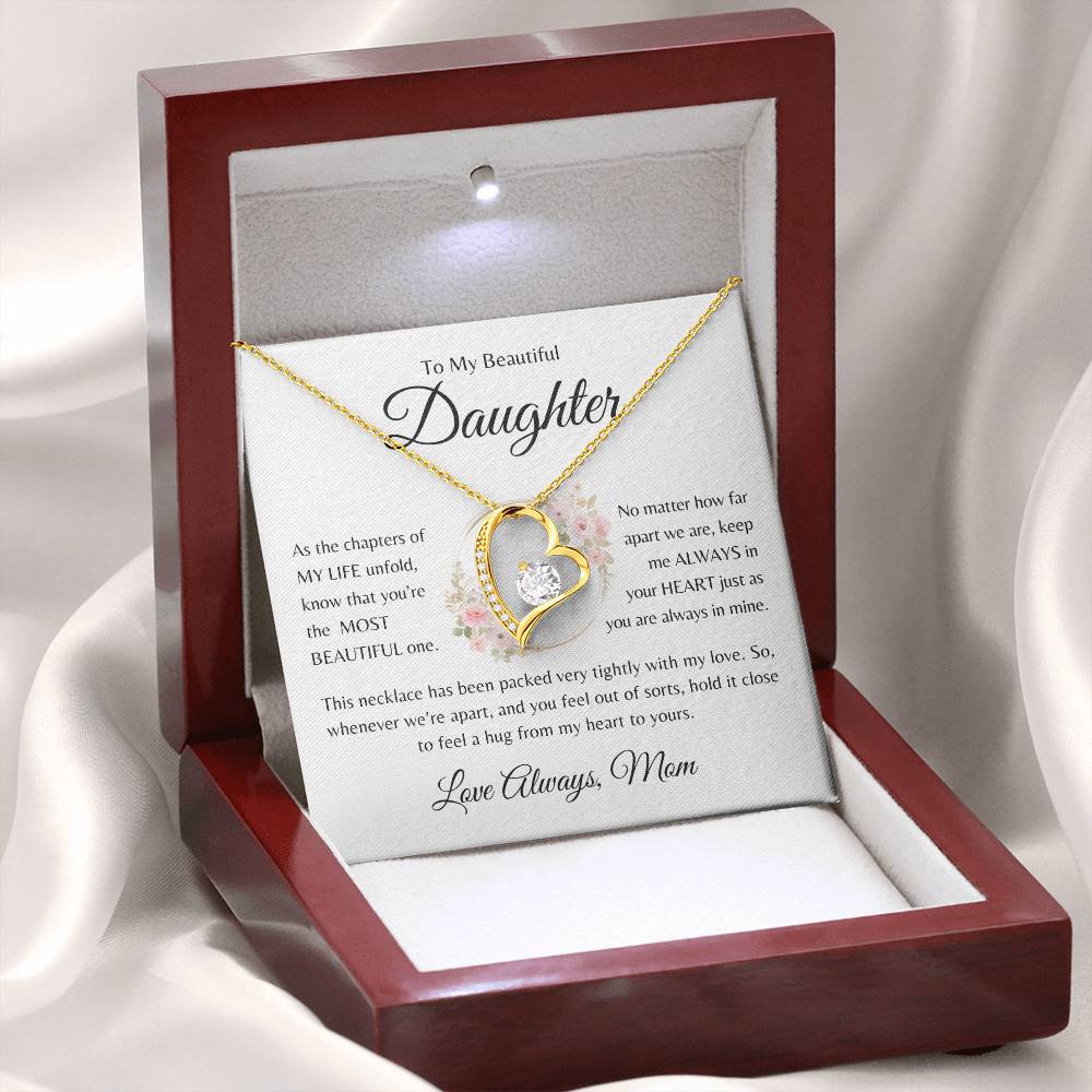 Most Beautiful Chapter| To My Daughter From Mom | Forever Love Necklace