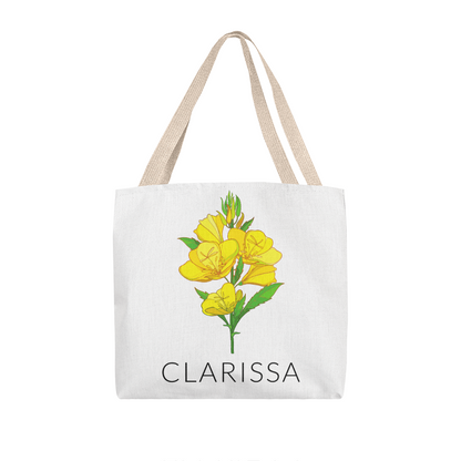Personalized Birth Flower Classic Tote Bag