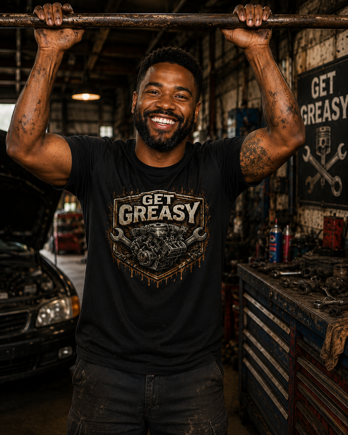 Get Greasy™ Tee | Heavy Duty