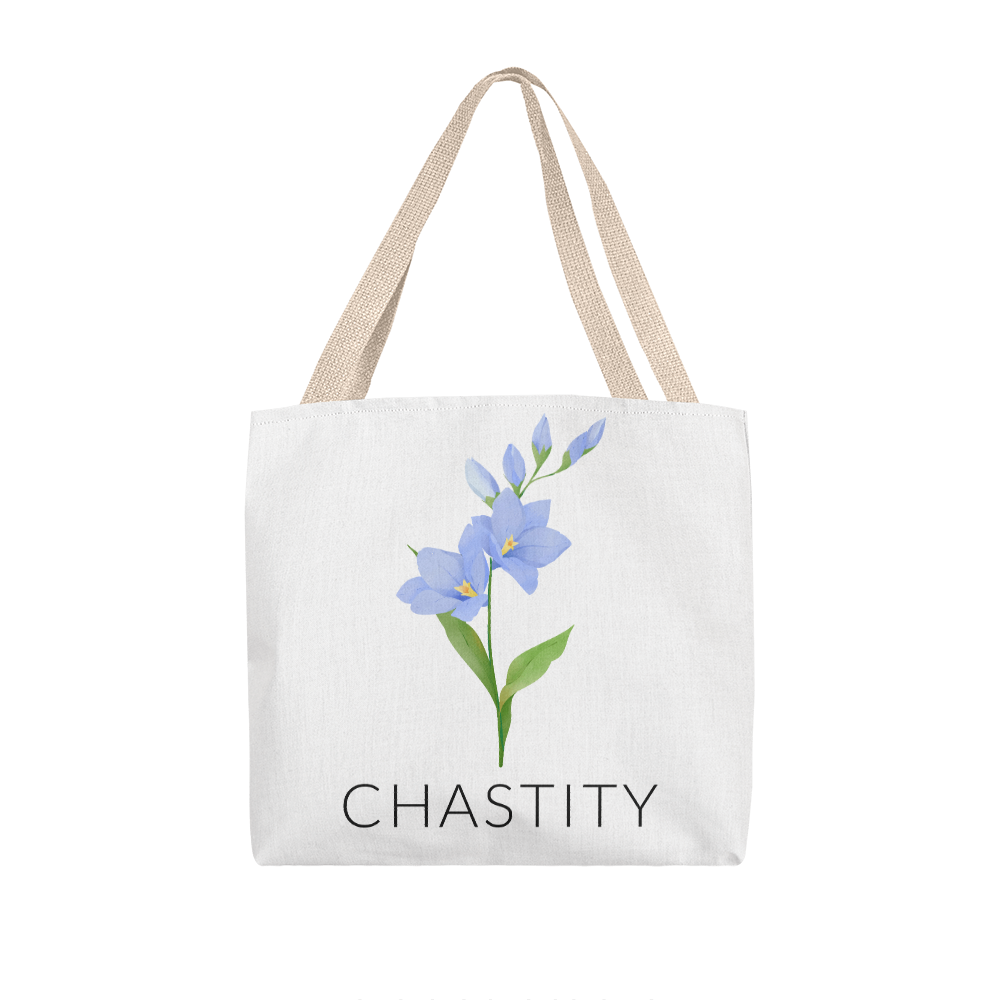 Personalized Birth Flower Classic Tote Bag