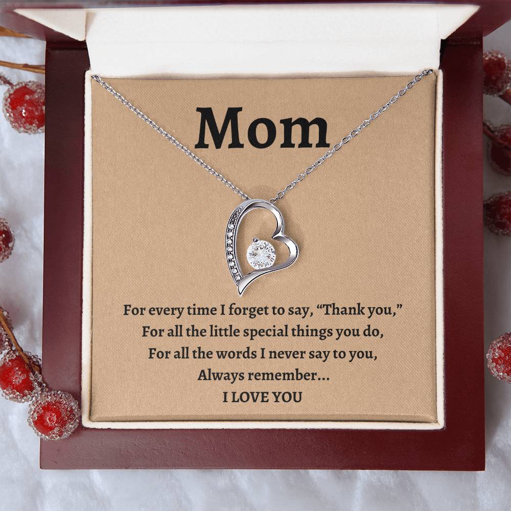 Always Remember, Mom | Forever Love Necklace