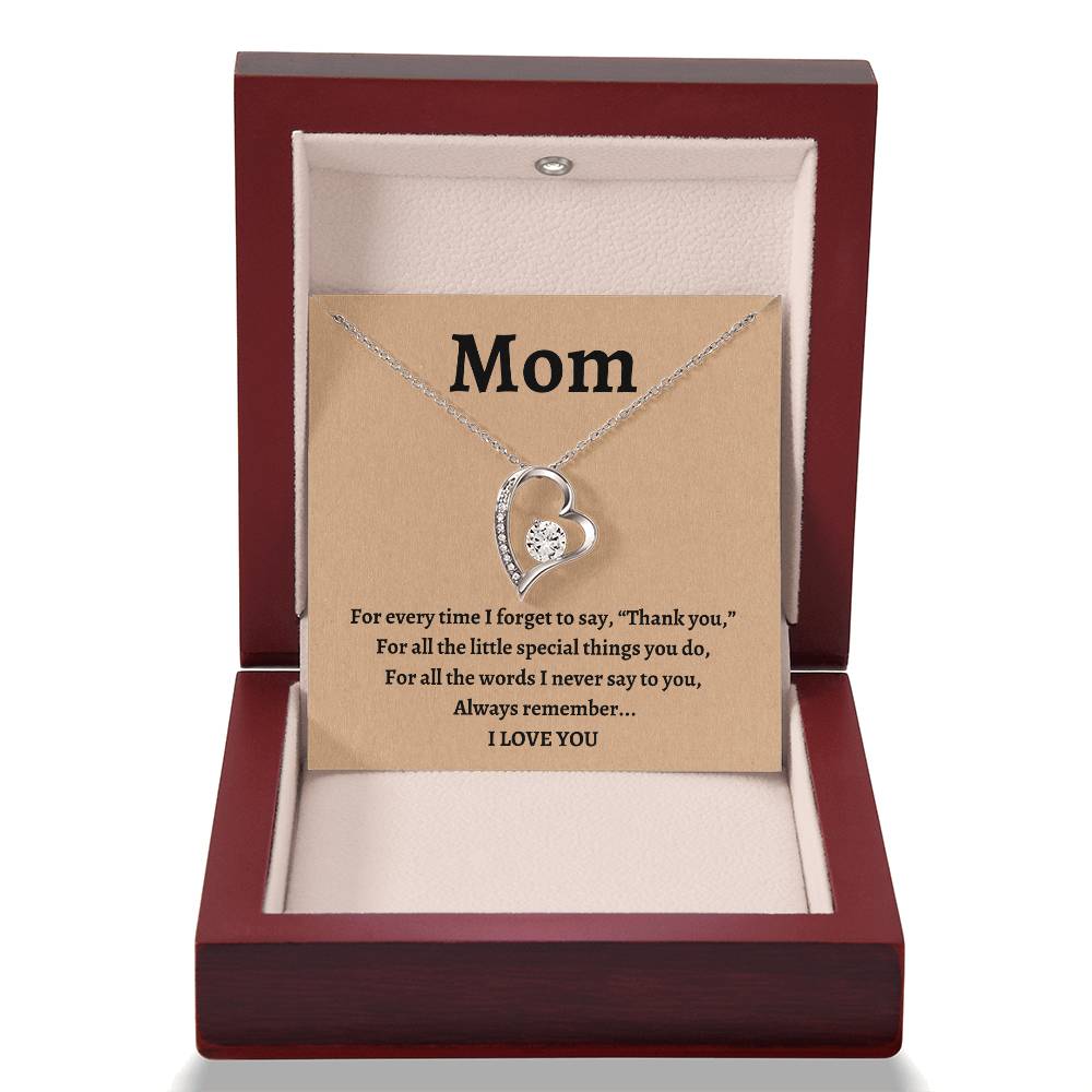 Always Remember, Mom | Forever Love Necklace