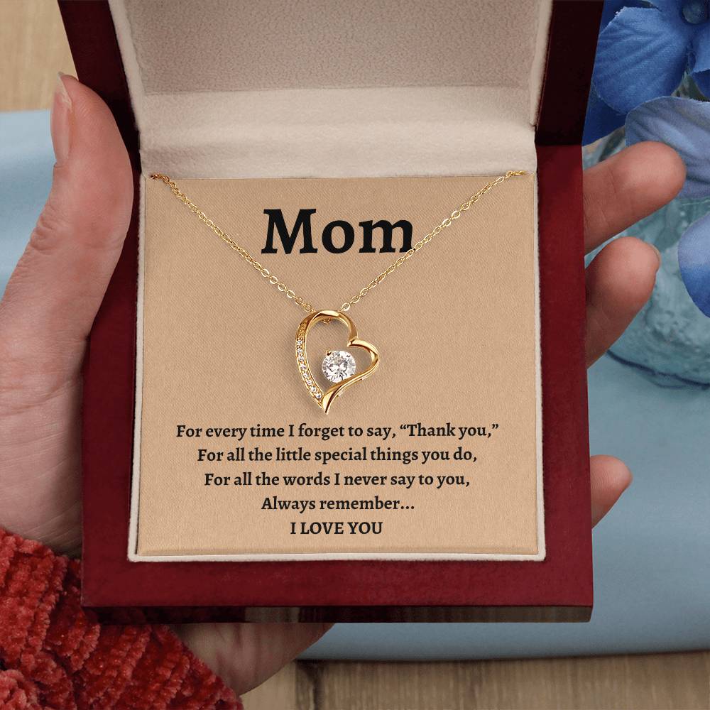 Always Remember, Mom | Forever Love Necklace