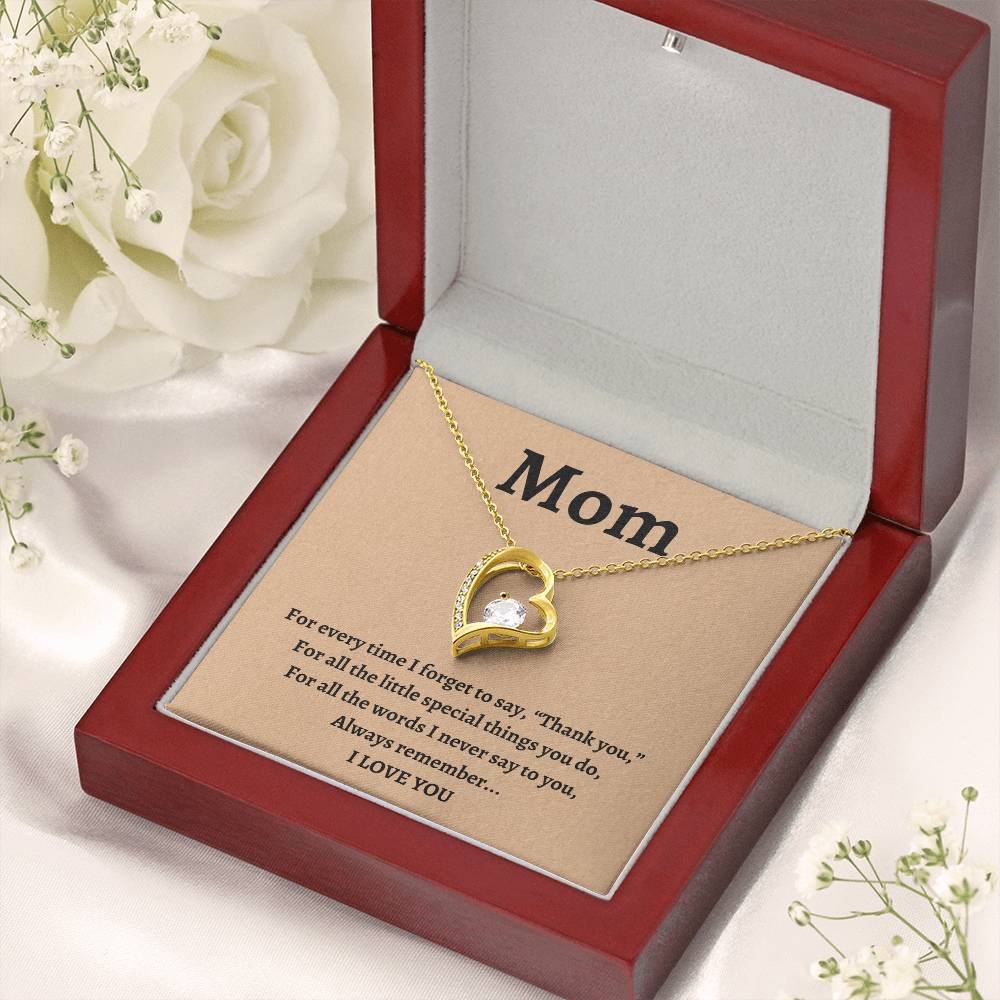 Always Remember, Mom | Forever Love Necklace