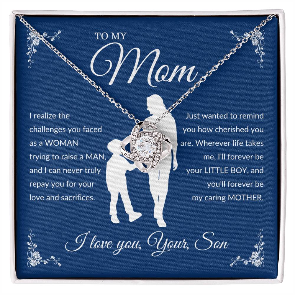 Forever Your Little Boy | Love Knot Necklace