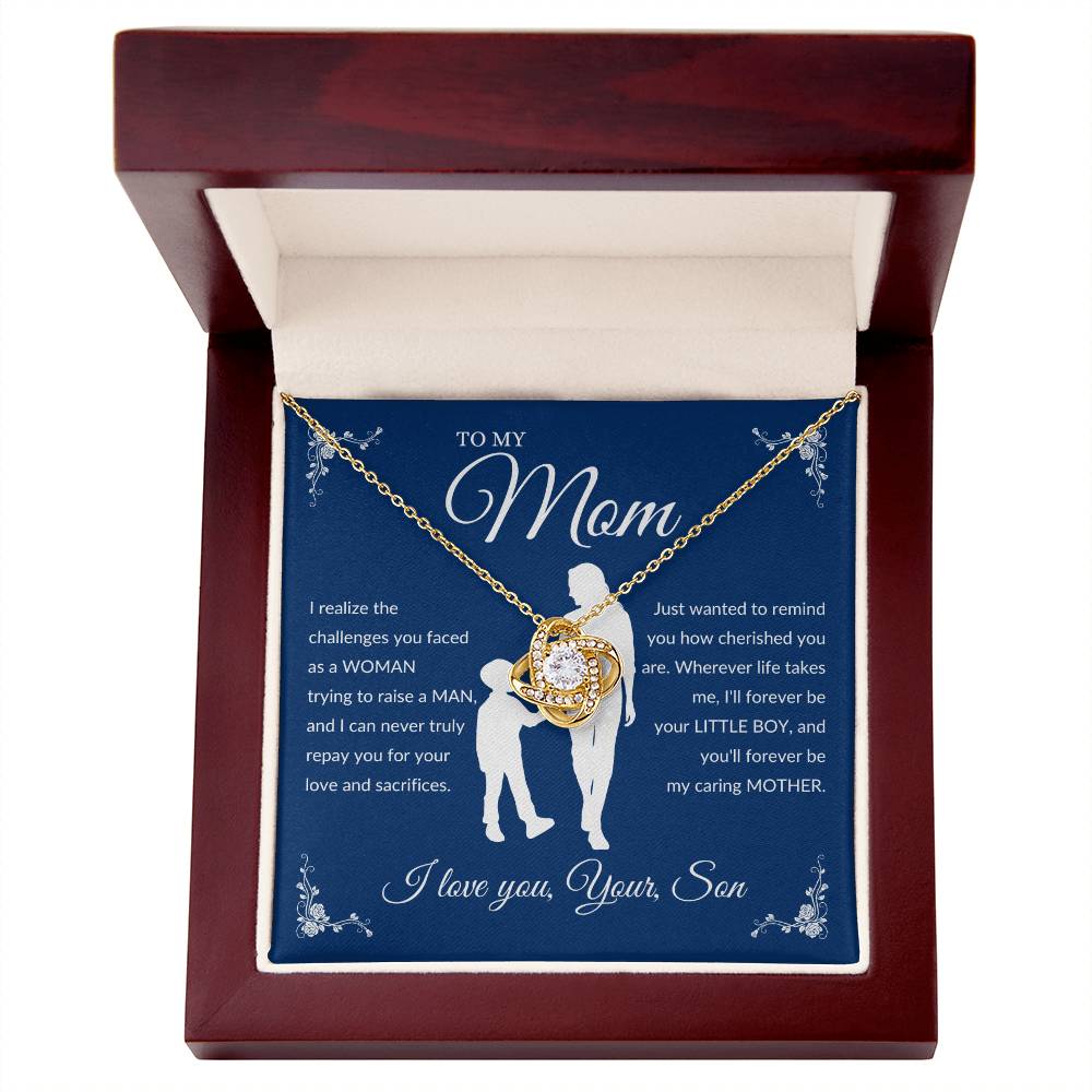 Forever Your Little Boy | Love Knot Necklace