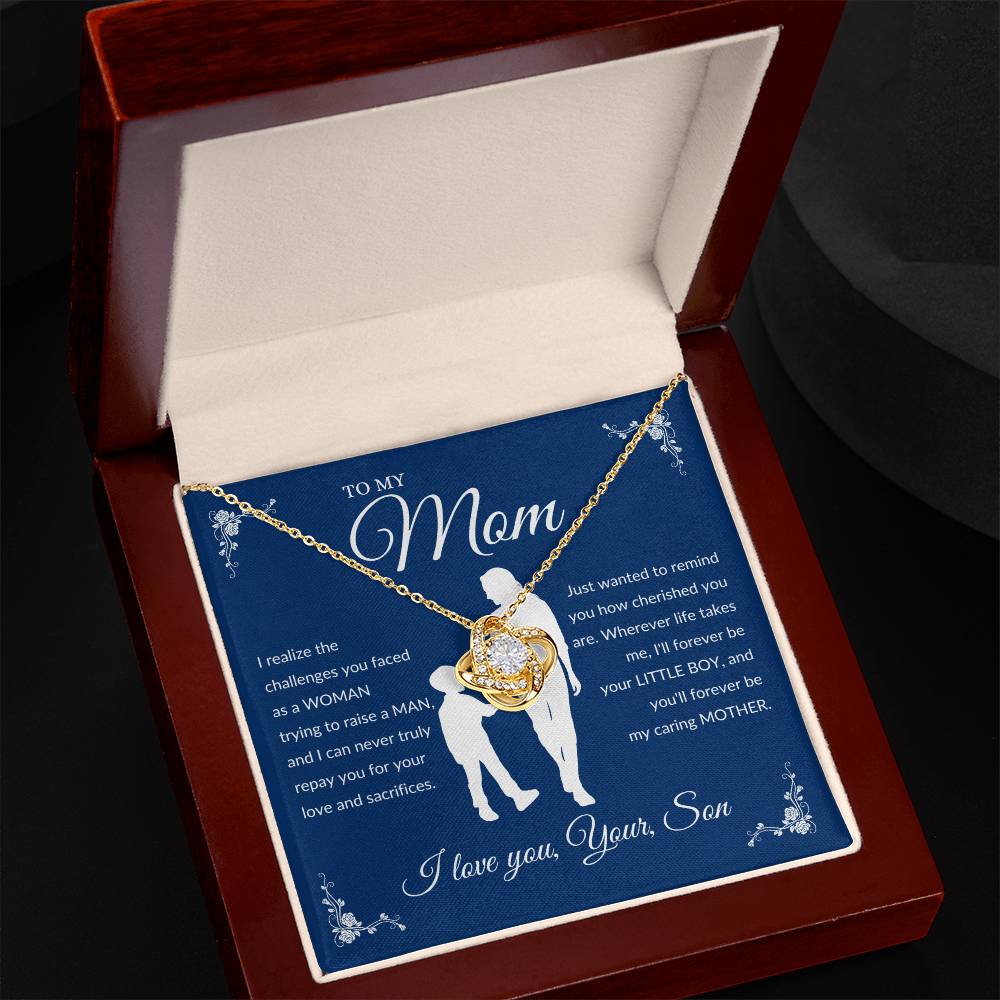 Forever Your Little Boy | Love Knot Necklace