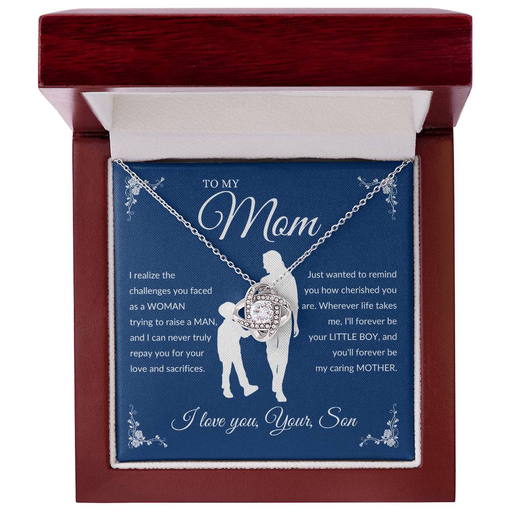 Forever Your Little Boy | Love Knot Necklace