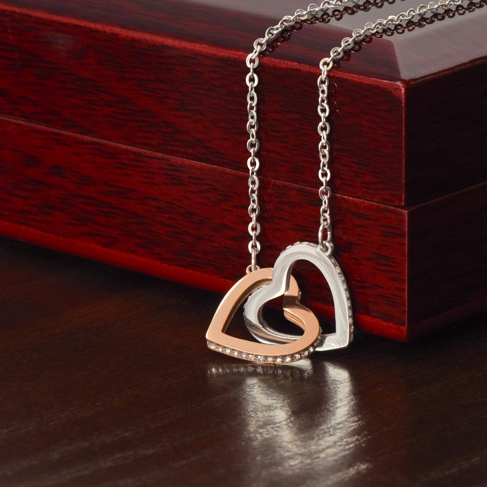 Always Have Your Back, Daughter | Interlocking Hearts Necklace