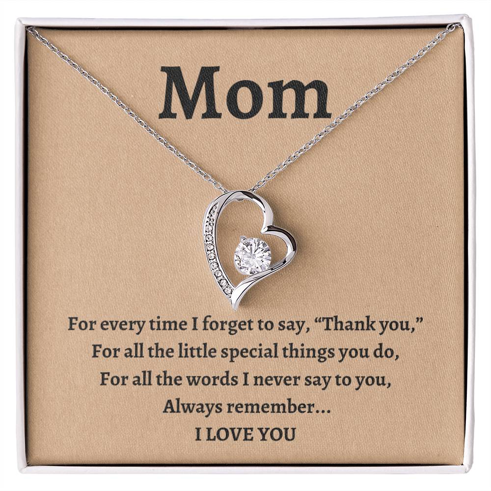 Always Remember, Mom | Forever Love Necklace
