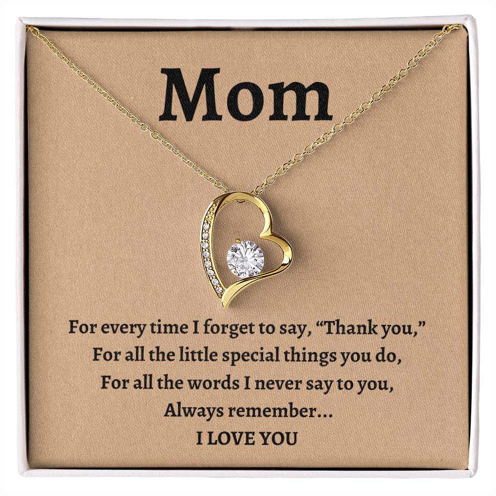 Always Remember, Mom | Forever Love Necklace