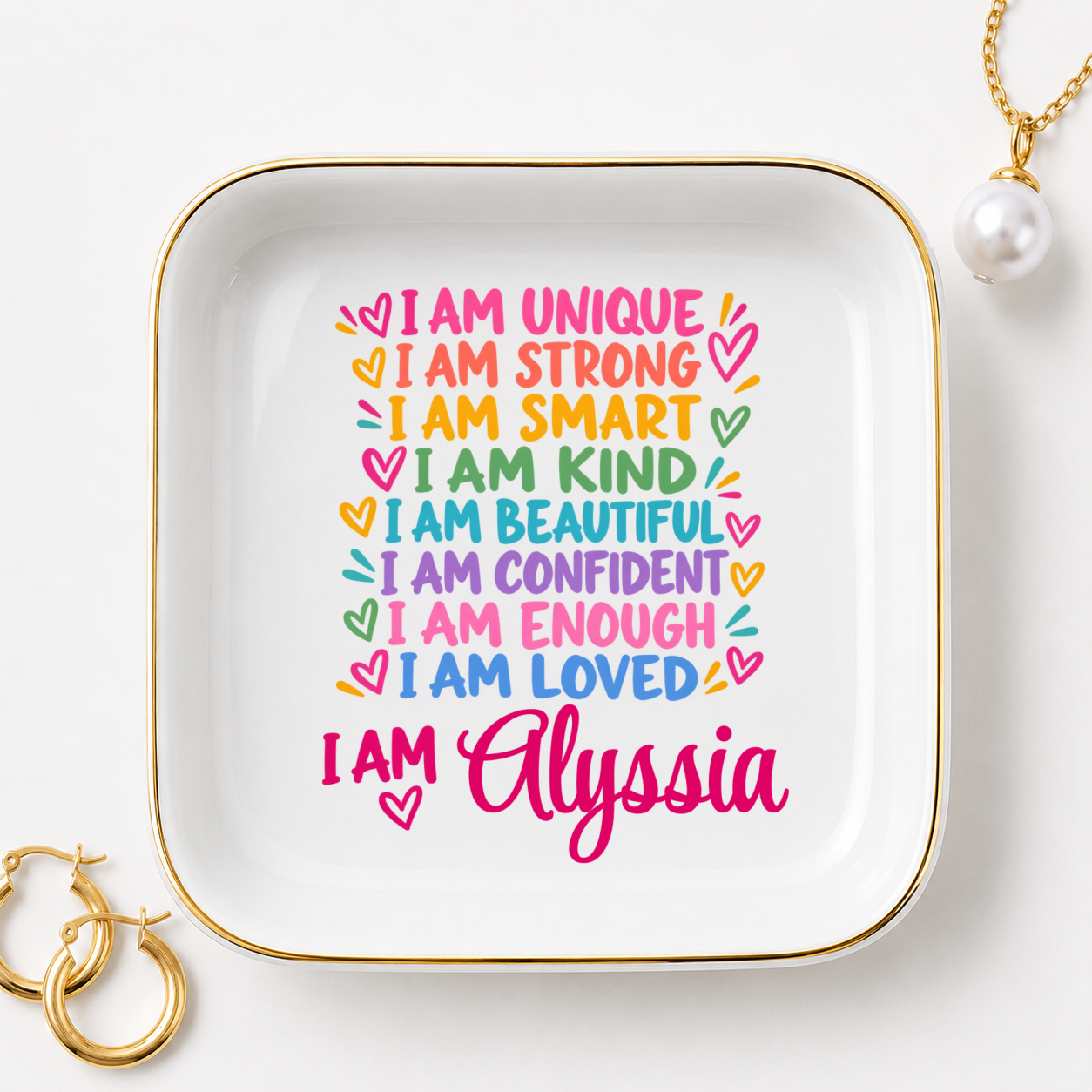 You Are More Than Enough | Personalized | Jewelry Dish