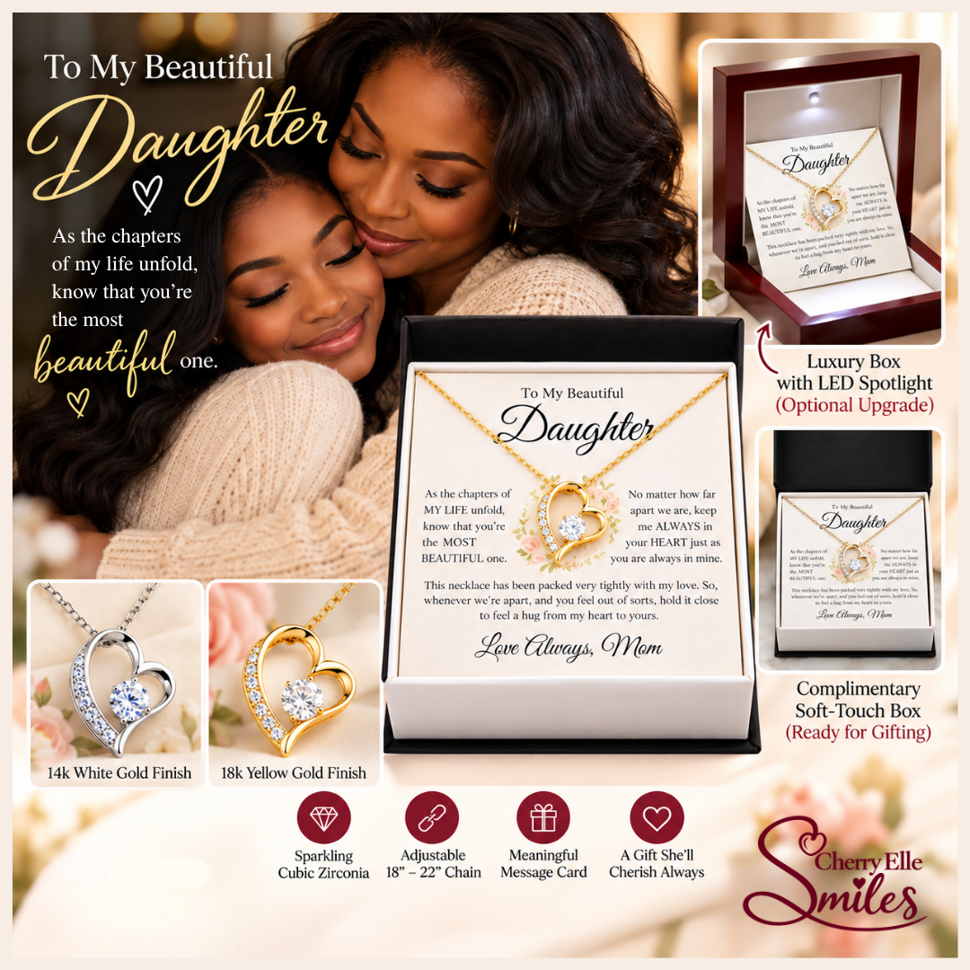 Most Beautiful Chapter| To My Daughter From Mom | Forever Love Necklace